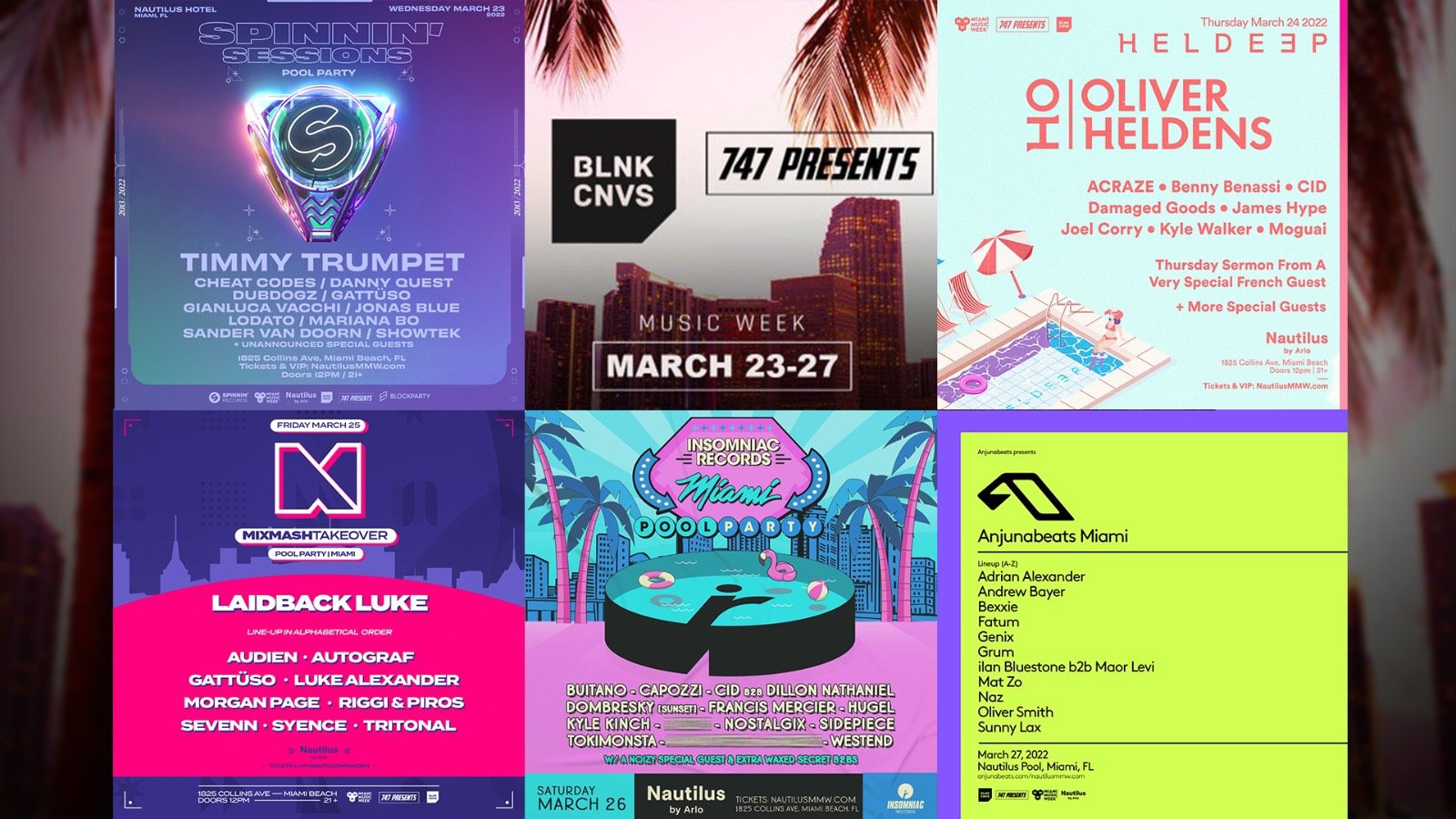 The Nautilus Presents Pool Events With Oliver Heldens, Laidback Luke, Timmy Trumpet And Extra Throughout Miami Music Week