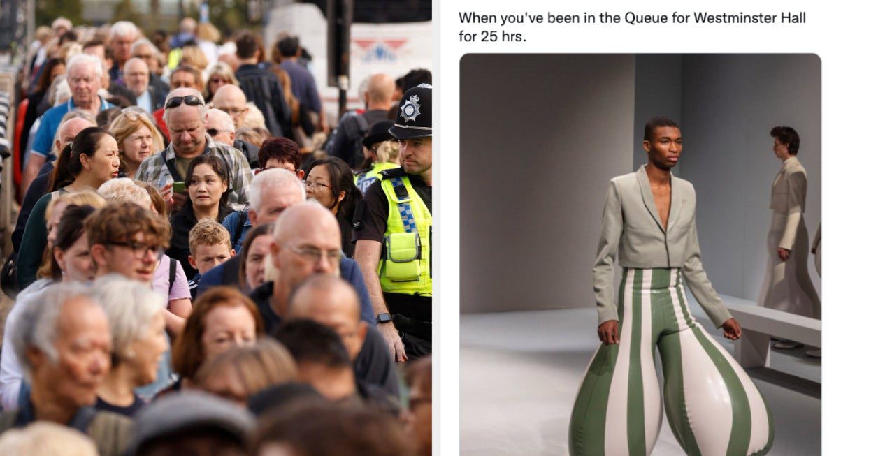 Humorous Tweets About The Queue To See Queen’s Casket