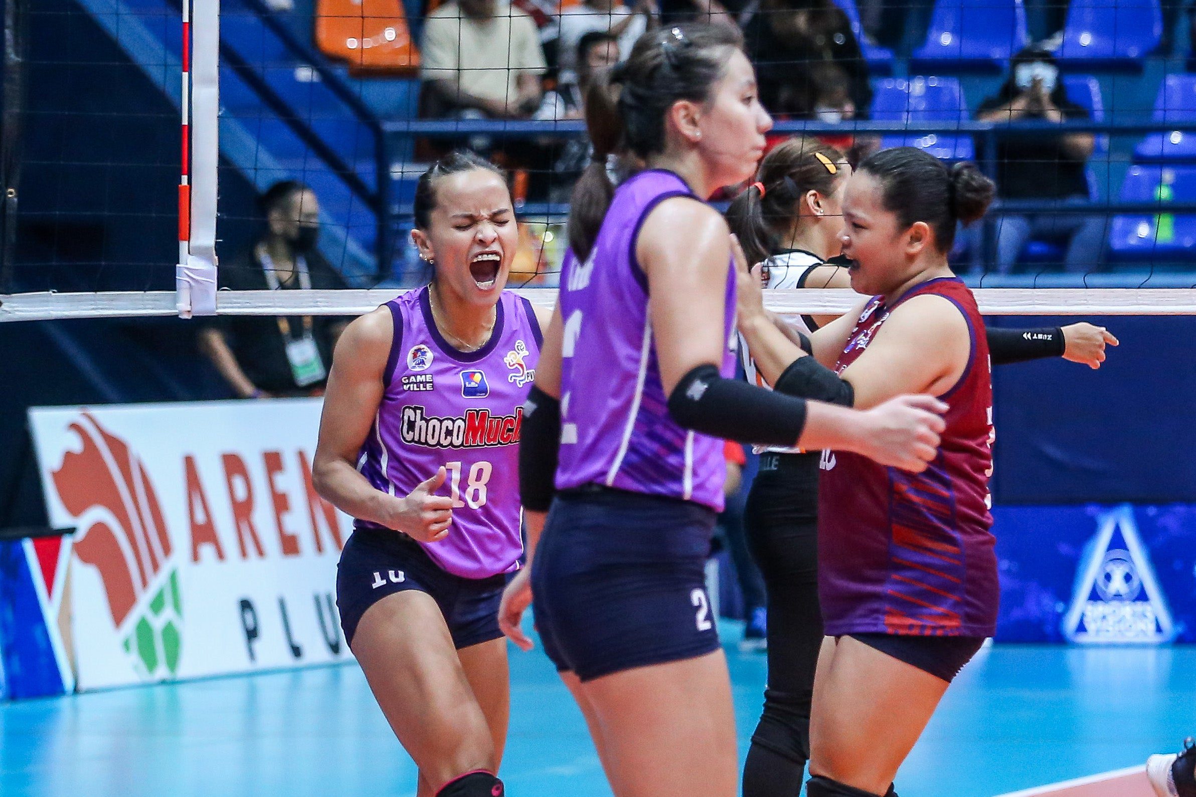 PVL: Desperate to rebound, Sisi Rondina helps ship Choco Mucho’s first win